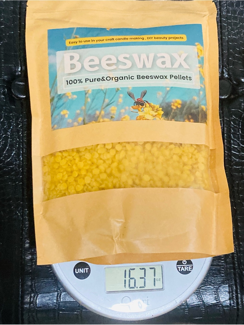 NWT Pure & Organic Beeswax Pellets 16 oz / 1 lb